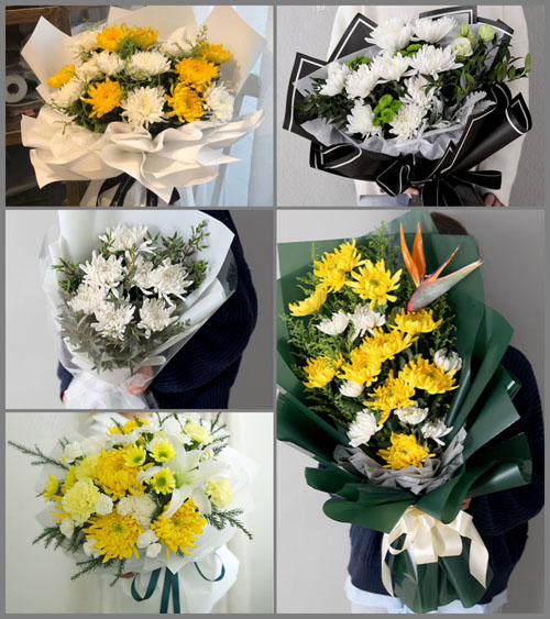 吉林白山市长白县马鹿沟镇下二道岗村白事花束代送